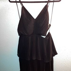 Mini black dress